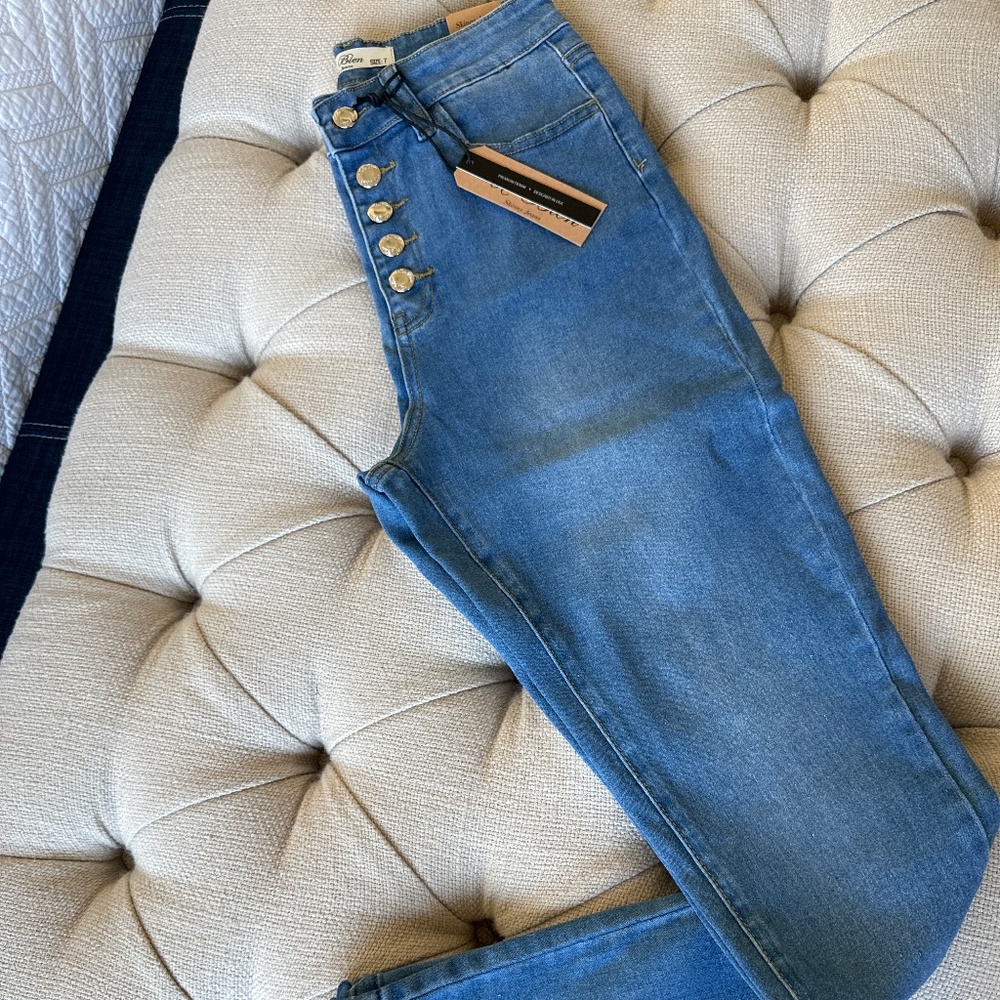 Button Fly Jeans